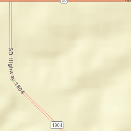 12800-12904 Highway 1804, Glenham, SD Street Map