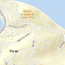 Piran Street Map
