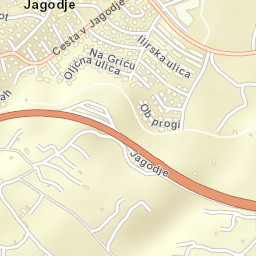 Jagodje Street Map