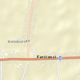 Feričanci Street Map