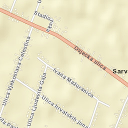 Sarvaš Street Map
