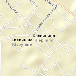 Klepinino Street Map