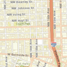 1948 Northwest Flanders Street, Portland, OR Street Map