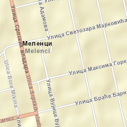 Melenci Street Map