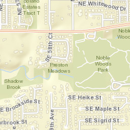 180-280 Northeast 55th Avenue, Hillsboro Street Map