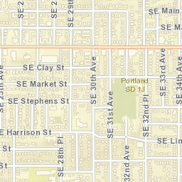 1919 Southeast 31st Avenue, Portland, OR Street Map