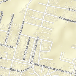 Grad Sisak Street Map
