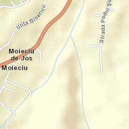 Moieciu de Jos Street Map