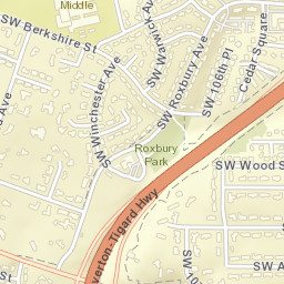 2690 Southwest Roxbury Avenue, Beaverton Street Map