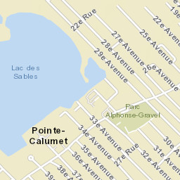 Pointe-Calumet Street Map