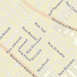 Montréal Street Map