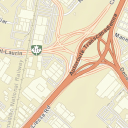 Saint-Laurent Street Map