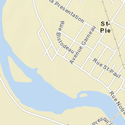 Saint-Pie Street Map