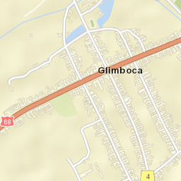Comuna Glimboca Street Map