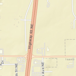 28843-28899 Minnesota 65 Trunk, Isanti, MN Street Map