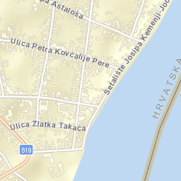 Dalj Street Map