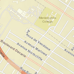 Notre-Dame-de-Grâce Street Map