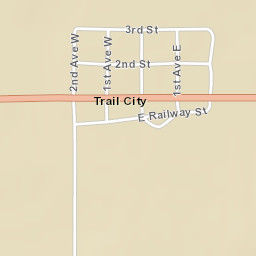 Highway 20, Trail City, SD 57657, USA Street Map