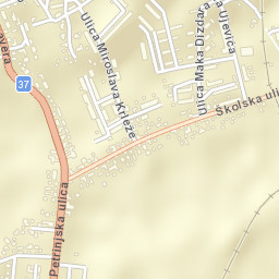 Sisak Street Map