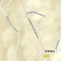 Velika Street Map