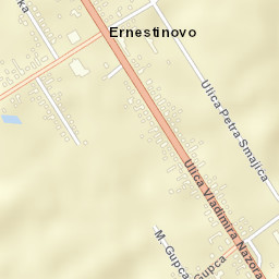 Ernestinovo Street Map
