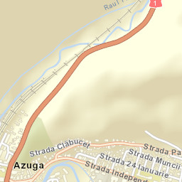 Oraş Azuga Street Map