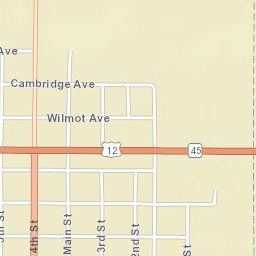 134th Street, Ipswich, SD 57451, USA Street Map