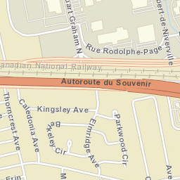 Dorval Street Map