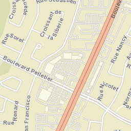Brossard Street Map