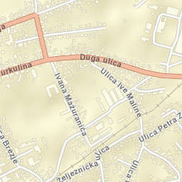 Petrinja Street Map