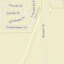 2401 Bunker Drive, Aberdeen, SD 57401 Street Map