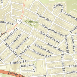 Vanier Street Map