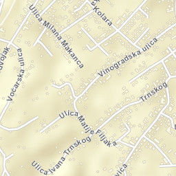 Grad Petrinja Street Map