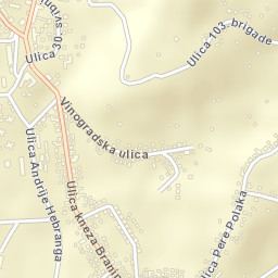 Grad Pakrac Street Map