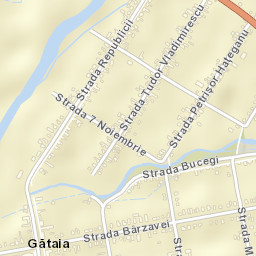 Gătaia Street Map