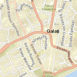 Galaţi Street Map