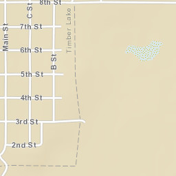 201-207 2nd St, Timber Lake, SD 57656 Street Map