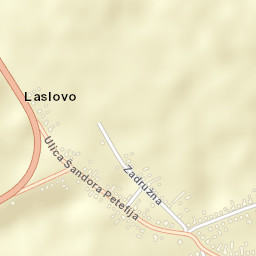 Laslovo Street Map