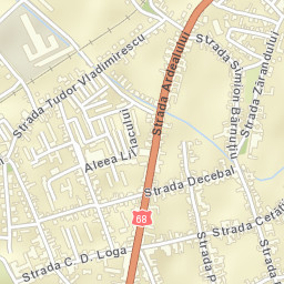 Caransebeş Street Map