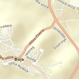 Buje Street Map