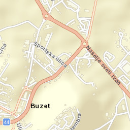 Buzet Street Map