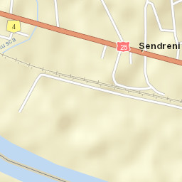 Comuna Şendreni Street Map