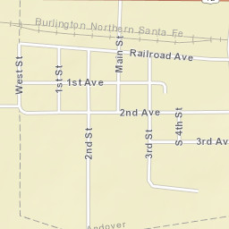 Railroad Ave, Andover, SD 57422 Street Map