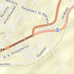 Grad Delnice Street Map