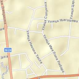 Zrenjanin Street Map
