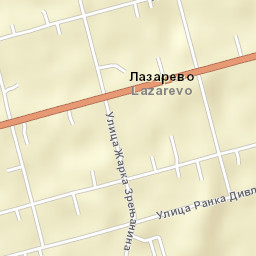 Lazarevo Street Map