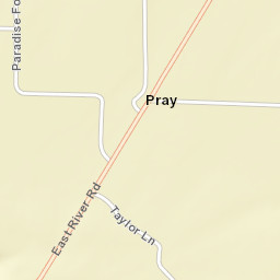 1409 East River Road, Pray, MT 59065 Street Map