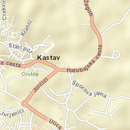 Kastav Street Map