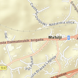 Matulji Street Map