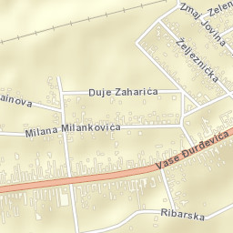 Bršadin Street Map